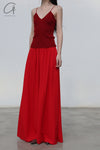 SWAYING/KNIT V-neck knitted camisole SW24RE1T01 red